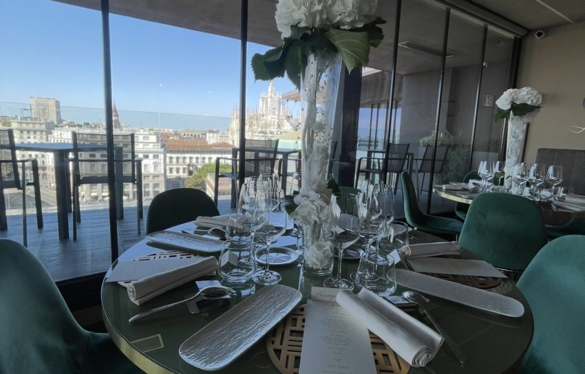 Tavolo Allestito per Matrimonio